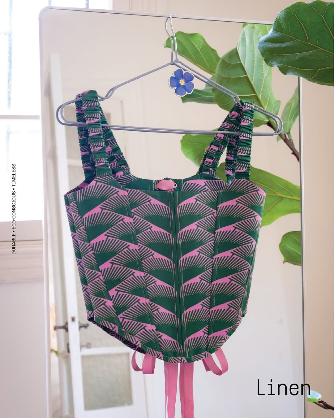 Atelier Linen — African wax corset